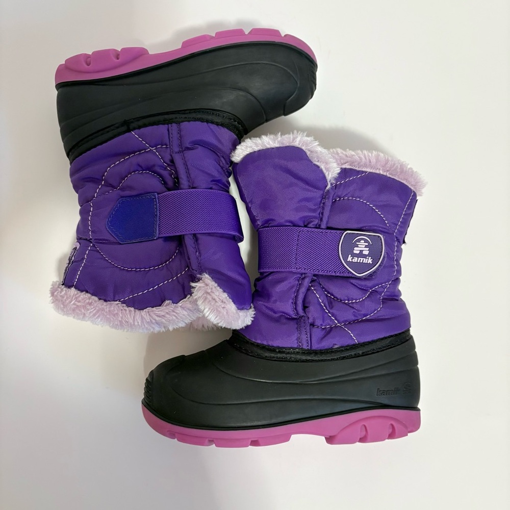 Kamik Kids' Purple and Black Winter Boots